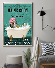 Green Bath Soap Company Maine Coon 11x17 Poster lifestyle-poster-1