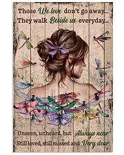 Dragonfly Girl Walk Beside Us Everyday 16x24 Poster front