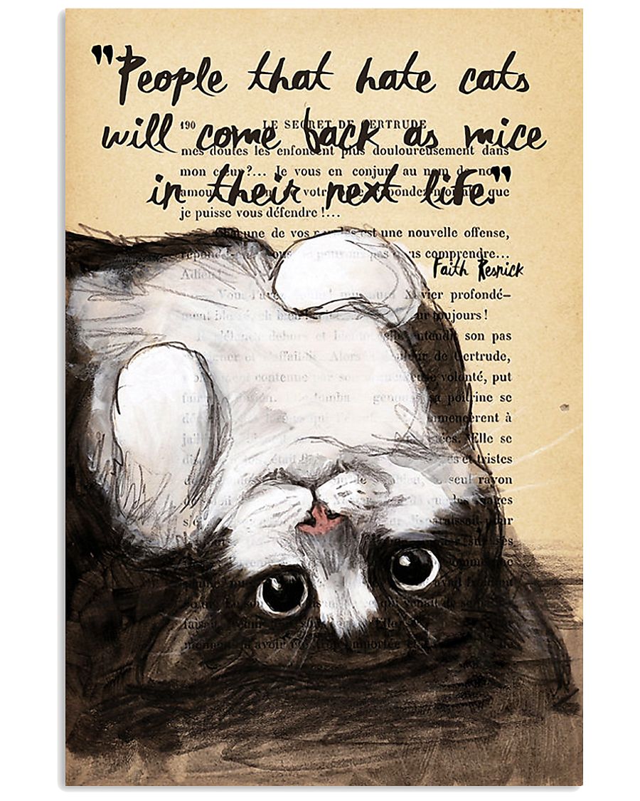 People That Hate Cats 11x17 Poster