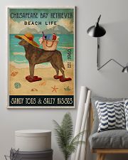 Beach Life Sandy Toes Chesapeake Bay Retriever 11x17 Poster lifestyle-poster-1