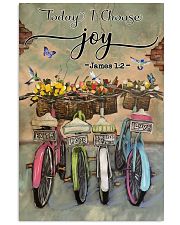 Green Pallet Bicycle Today I Choose Joy 11x17 Poster front