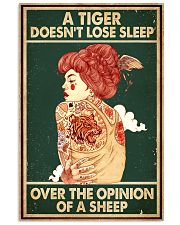 A Tiger Does Not Lose Sleep Tattoo 16x24 Poster front