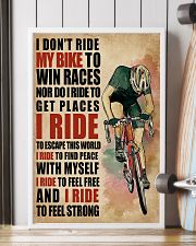 I Ride To Find Peace Cycling 16x24 Poster lifestyle-poster-4