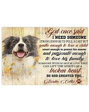 God Once Said Border Collie 17x11 Poster front