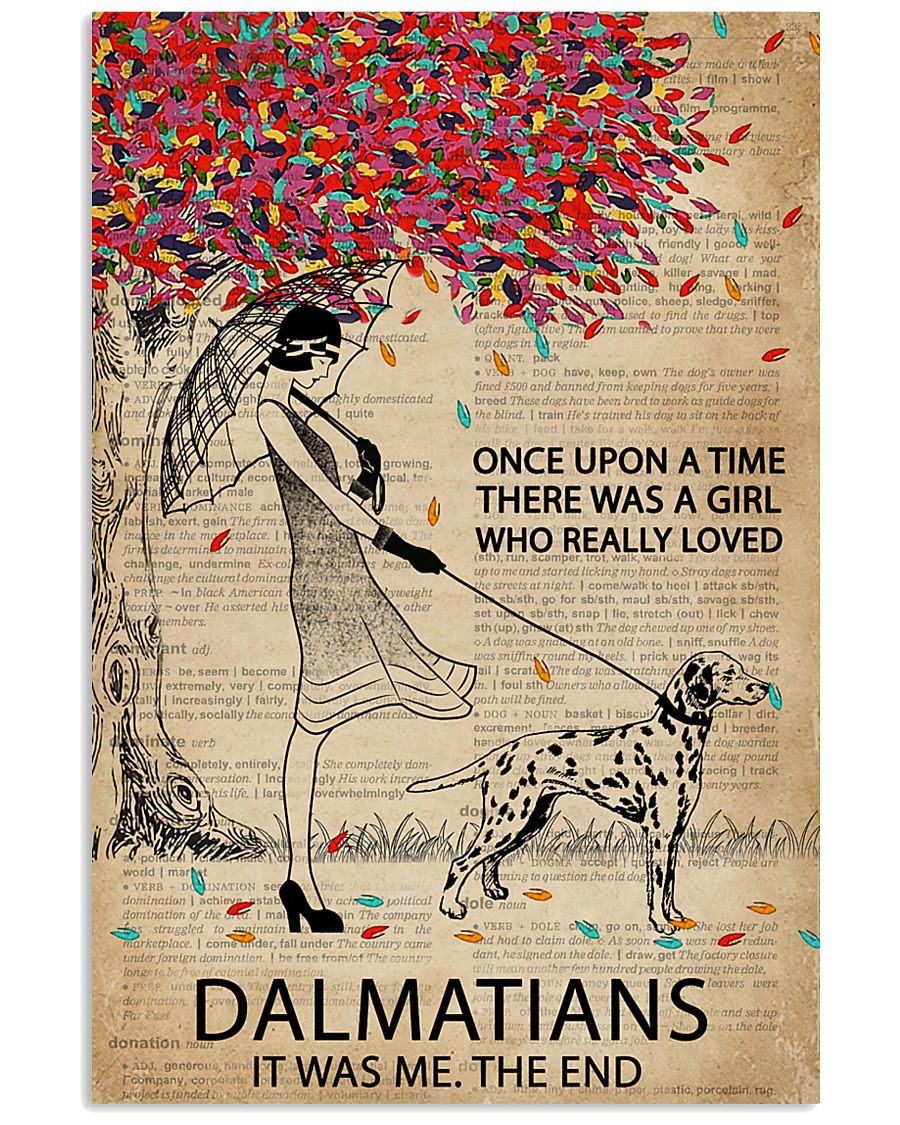 Dictionary Girl Once Upon Dalmatian 11x17 Poster