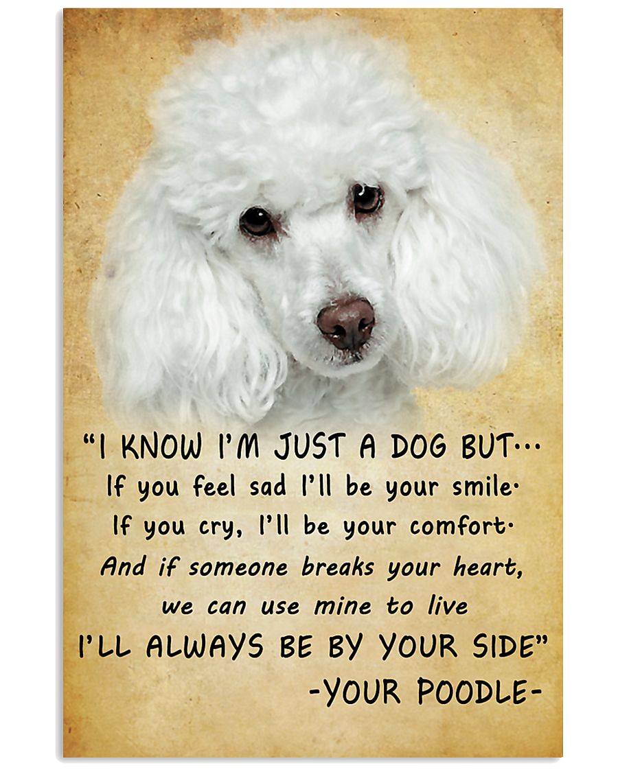 Poodle Always Be By Your Side 11x17 Poster