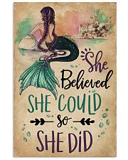 She Believe She Could Mermaid 11x17 Poster front