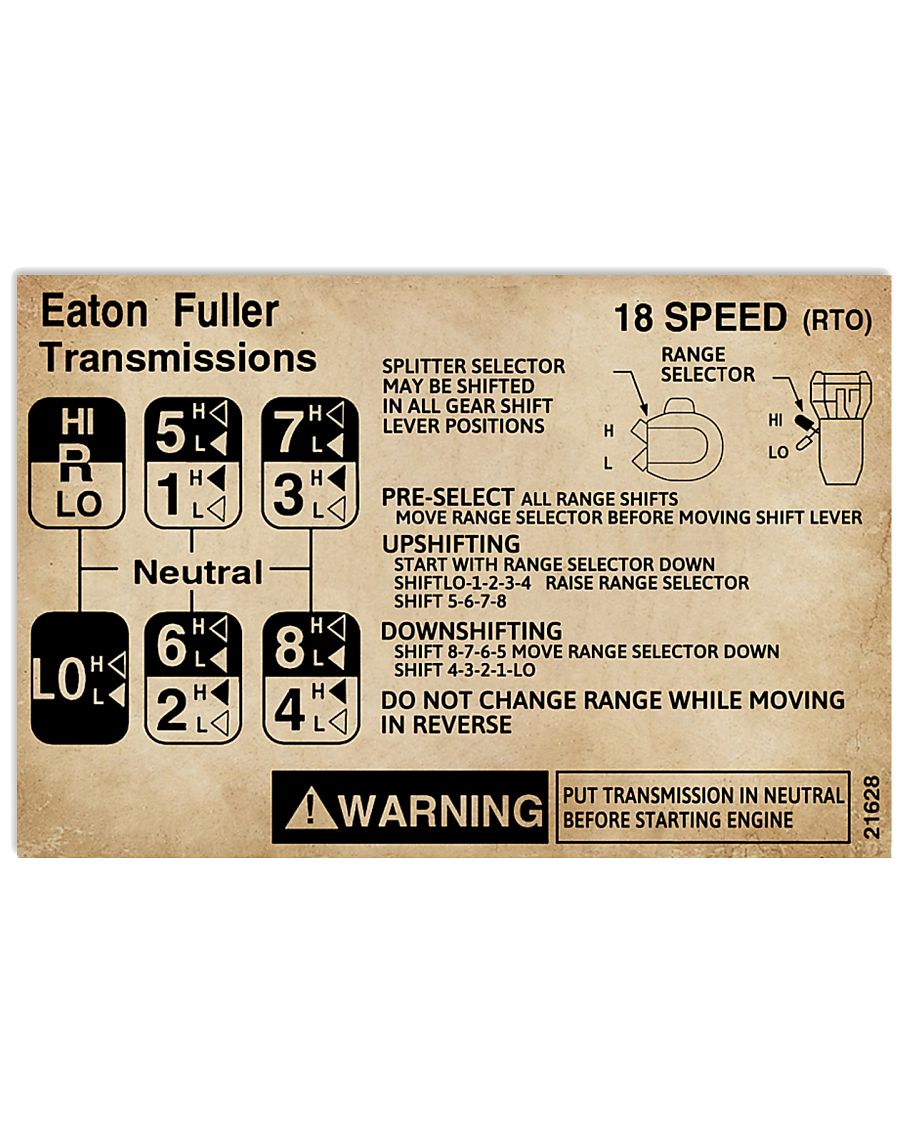Fuller Transmissions Trucker 17x11 Poster