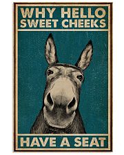 Have A Seat Donkey 16x24 Poster front
