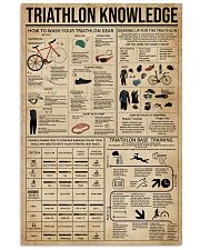 Triathlon Knowledge 16x24 Poster front