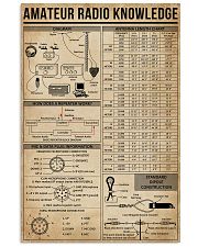 Amateur Radio Knowledge 11x17 Poster front
