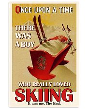 Once Upon A Time A Boy Loved Skiing 16x24 Poster front