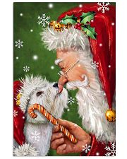 Westie Smile With Santa Christmas 11x17 Poster front