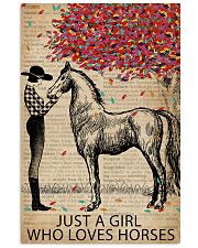 Vintage Dictionary Who Loves Horses 11x17 Poster front