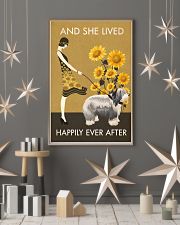 Sunflower Vintage Happily Old English Sheepdog 11x17 Poster lifestyle-holiday-poster-1