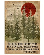 Camping Of All The Paths You Take 16x24 Poster front