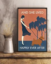 Vintage Girl Lived Happily Norfolk Terrier 11x17 Poster lifestyle-poster-3