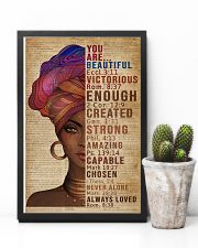 You Are Beautiful Black Girl Dictionary 11x17 Poster lifestyle-poster-8