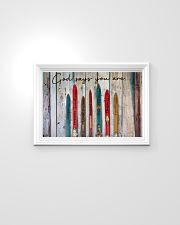 Pallet God Says You Are Skiing 24x16 Poster poster-landscape-24x16-lifestyle-02