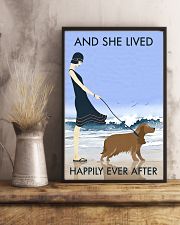 Beach And Dog Cocker Spaniel 11x17 Poster lifestyle-poster-3