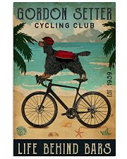 Cycling Club Gordon Setter 11x17 Poster front