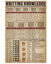 Knowledge Knitting 24x36 Poster front