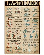 8 WaysTo Tie a Knot Rock Climbing 16x24 Poster front