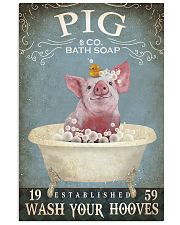 Vintage Bath Soap Pig 11x17 Poster front