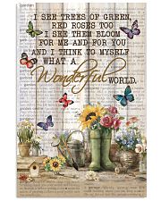 Pallet Garden Wonderful World 16x24 Poster front