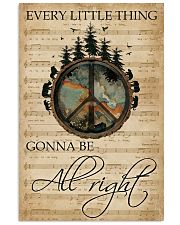 Music Sheet Every Little Thing Forest Hippie 11x17 Poster front