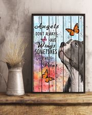 Pallet Angels Sometimes Have Paws Pit Bull 11x17 Poster lifestyle-poster-3