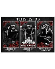 Personalized Motorcycling Skeleton This Is Us 24x16 Poster front