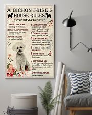 A Bichon Frise's House Rules 11x17 Poster lifestyle-poster-1