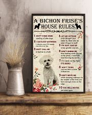 A Bichon Frise's House Rules 11x17 Poster lifestyle-poster-3