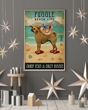Beach Life Sandy Toes Puggle 11x17 Poster lifestyle-holiday-poster-1