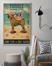 Beach Life Sandy Toes Puggle 11x17 Poster lifestyle-poster-1