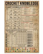 Crochet Knowledge 24x36 Poster front
