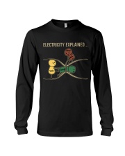 Electricity Explained Electrician Retro Long Sleeve Tee tile
