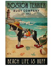 Vintage Buoy Company Boston Terrier 11x17 Poster front