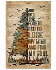 Dictionary Camping And Into The Forest 11x17 Poster front