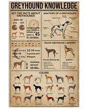 Greyhound Knowledge 11x17 Poster front