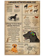 Labrador Retriever Knowledge 11x17 Poster front
