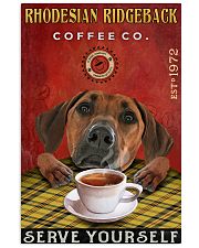 Lazy Coffee Company Rhodesian Ridgeback 11x17 Poster front