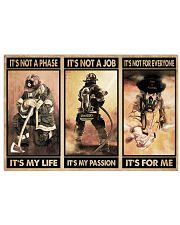 Firefighter It's For Me 24x16 Poster front