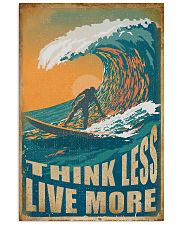 Retro Surfing Think Less Live More 11x17 Poster front