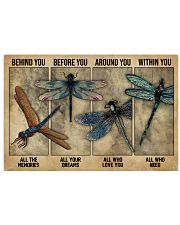 Dragonfly Behind You All Your Memories 24x16 Poster front