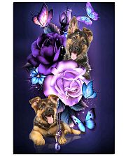 Magic Purple Rose German Shepherd 11x17 Poster front