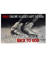 Your Talent Is God's Gift To You Figure Skating 24x16 Poster front