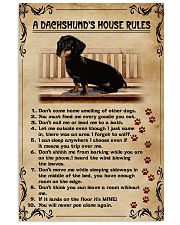 A Dachshund's House Rules Vintage 11x17 Poster front