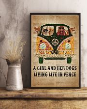 Dictionary Girl In Peace Corgi 11x17 Poster lifestyle-poster-3